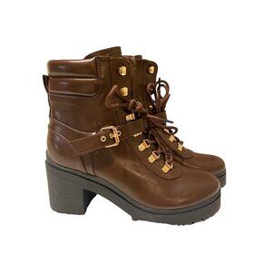 NEW Guess Canally Brown‎ platform combat boots women size 10